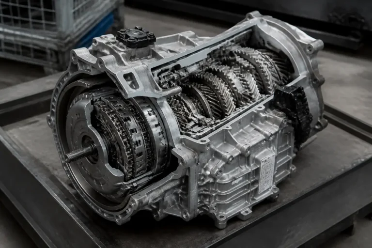 Transmission automatique de Mini Cooper illustrant la boite auto sophistiquée et robuste